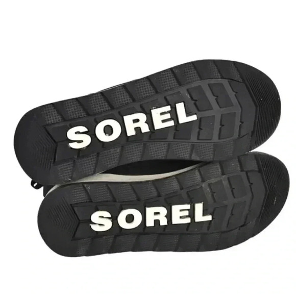 Sorel Whitney II Flurry Waterproof  Boot Suede Insulated Black Size 8 - Picture 11 of 14
